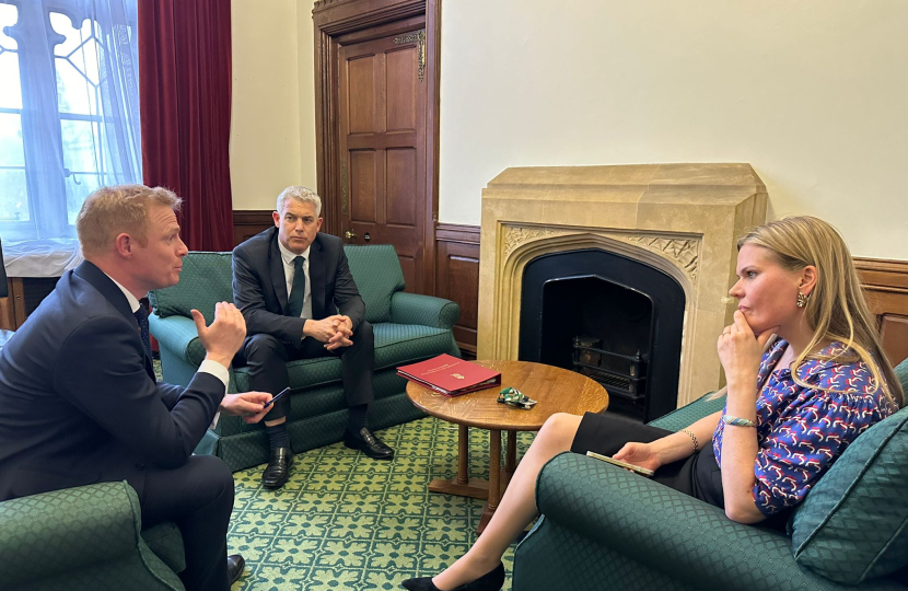 Meeting with the SoS Steve Barclay and Flooding Minister Robbie Moore