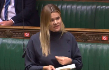 Laura speaking in the Chamber